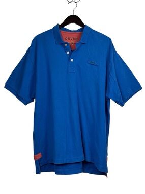 Orvis Classic Pique Heavyweight Cotton Polo Fly Fishing Lure Embroidered Logo XL